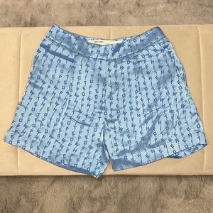 Off-White satin logo shorts